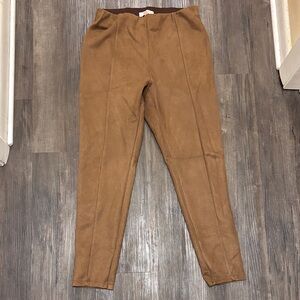 LOFT Pull on Faux Suede Pants